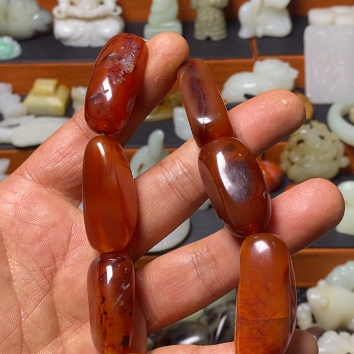 玛瑙/玉髓合金手链