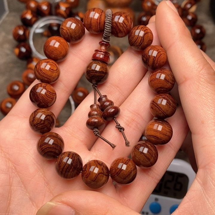 黄花梨/降香黄檀〇紫油梨成品加工手串