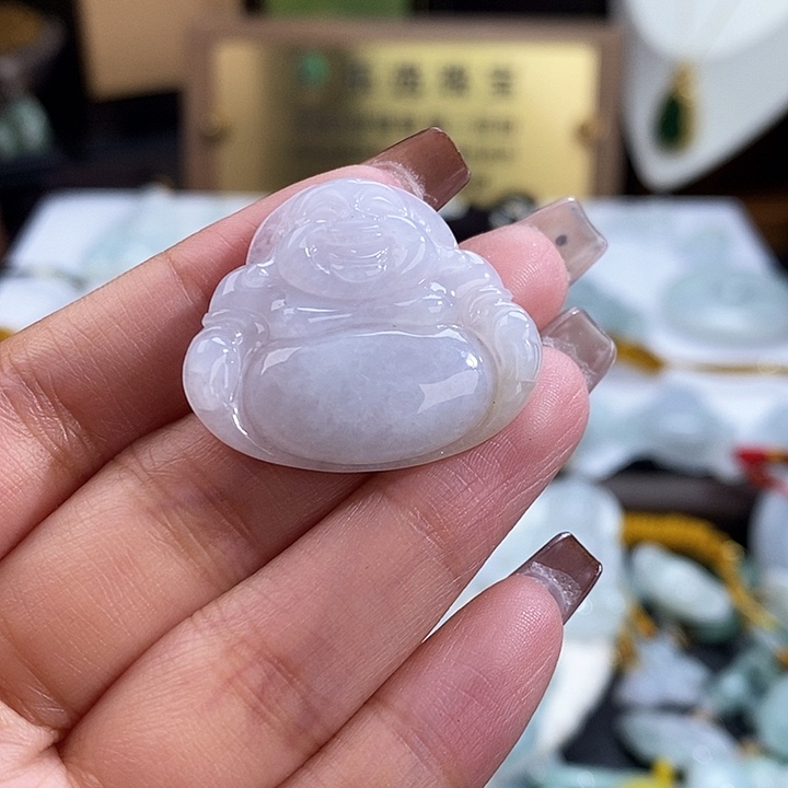 翡翠未镶嵌颈饰4508