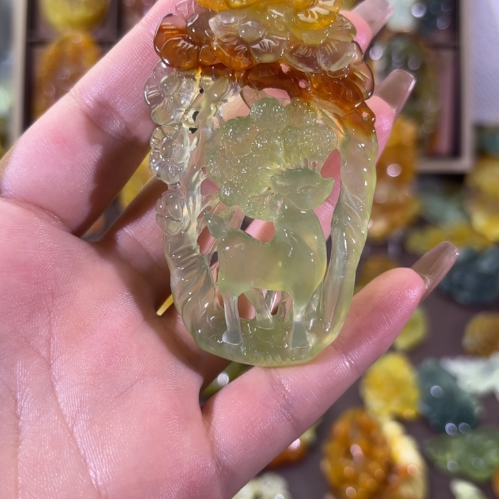未镶嵌蛇纹石玉颈饰从***.
