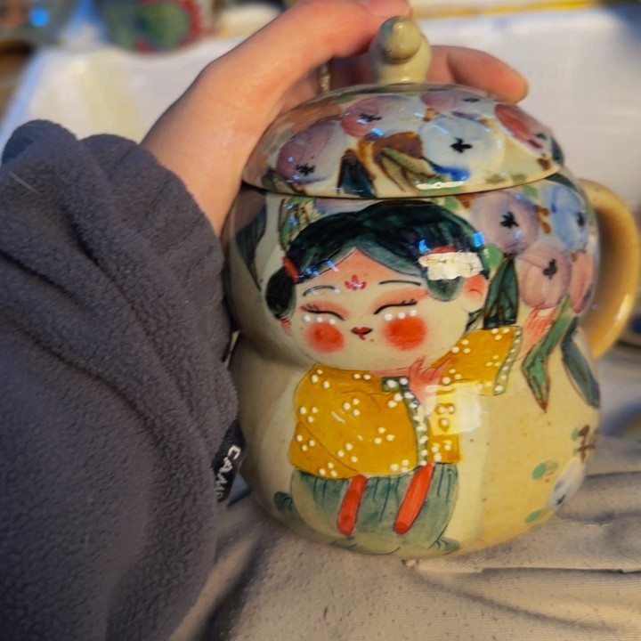 瓷片景德镇陶瓷手工手绘