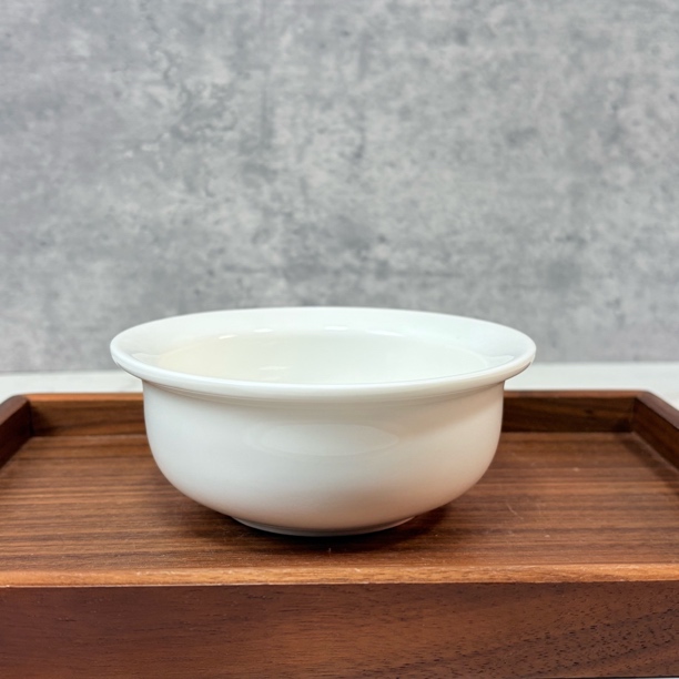 5寸海参碗纯白色瓷碗纯白陶瓷汤碗家用米饭碗高温烧制简约高颜值