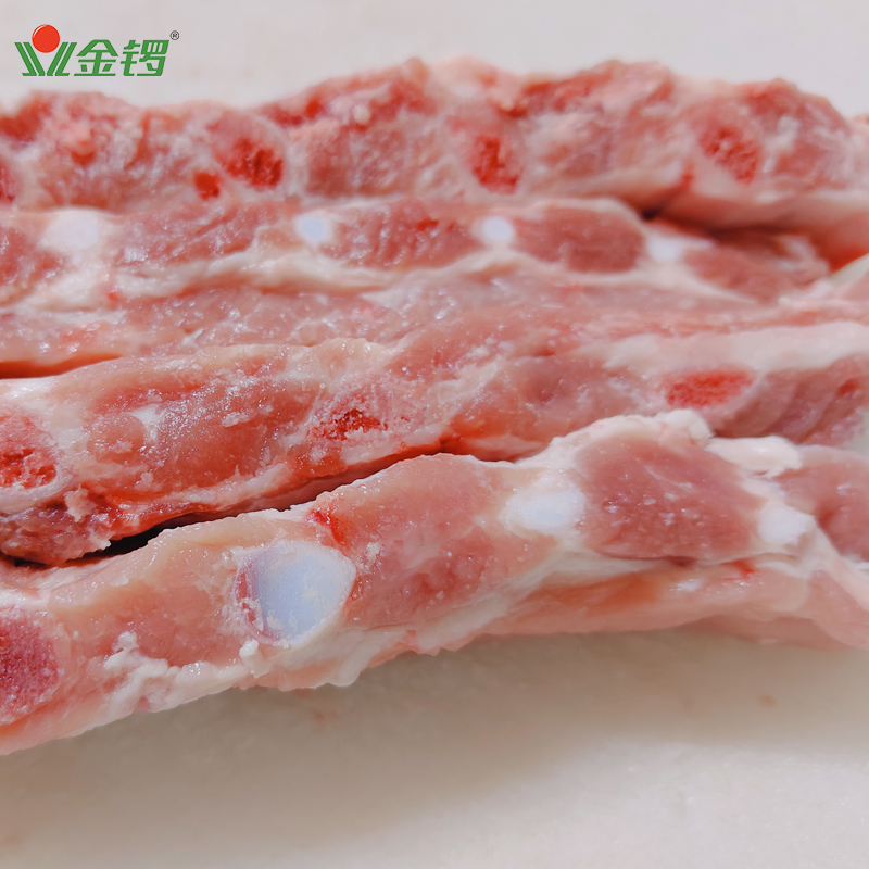 金锣优养冷鲜肋排条精肋骨700g*2盒带软骨排骨散养猪肋排气调装