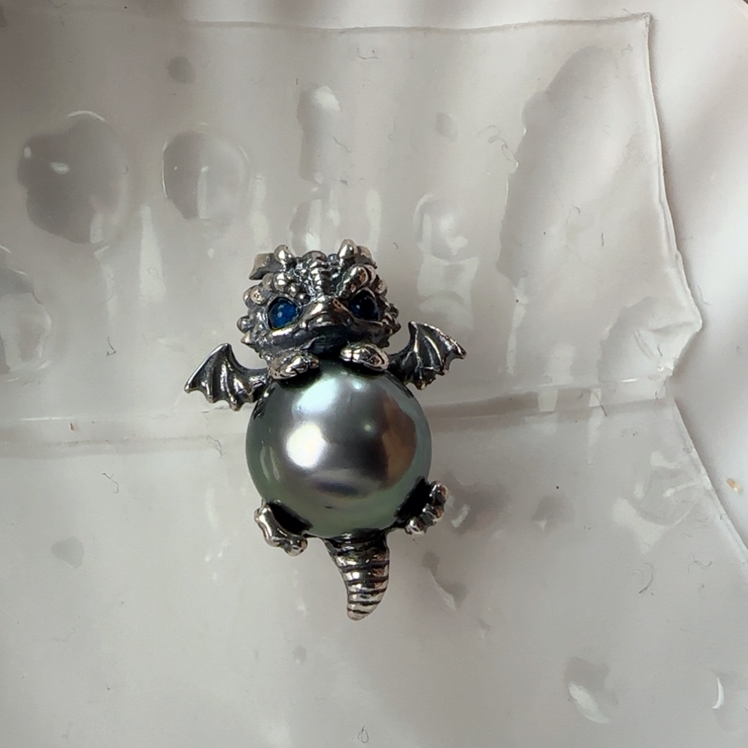 海水珍珠银S925镶嵌颈饰