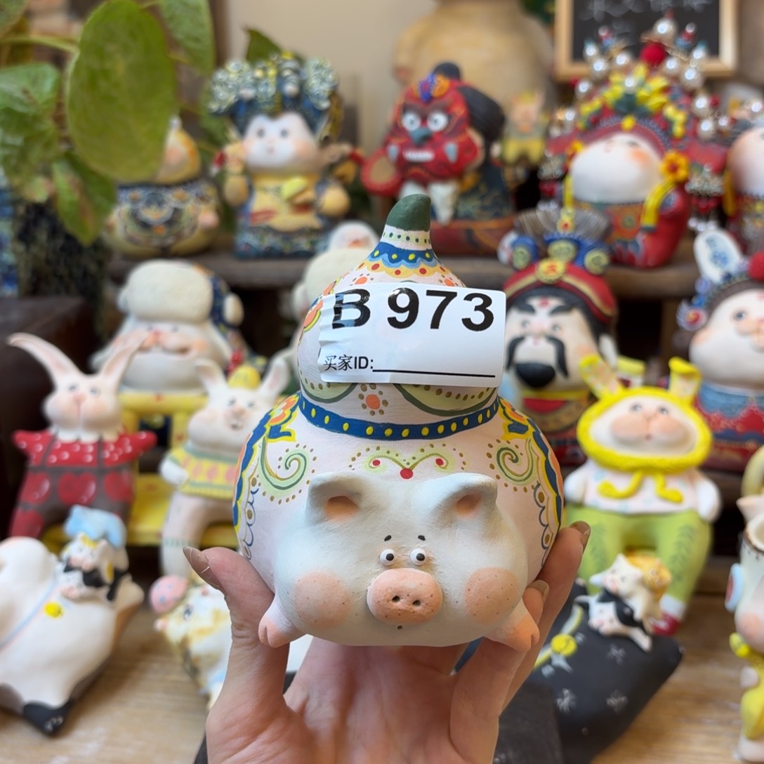 陶土手工陶艺摆件