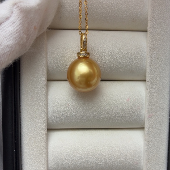 O***n颈饰银S925镶嵌海水珍珠