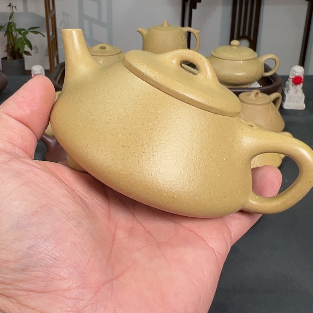 爱***生茶壶紫砂梨皮任瓢