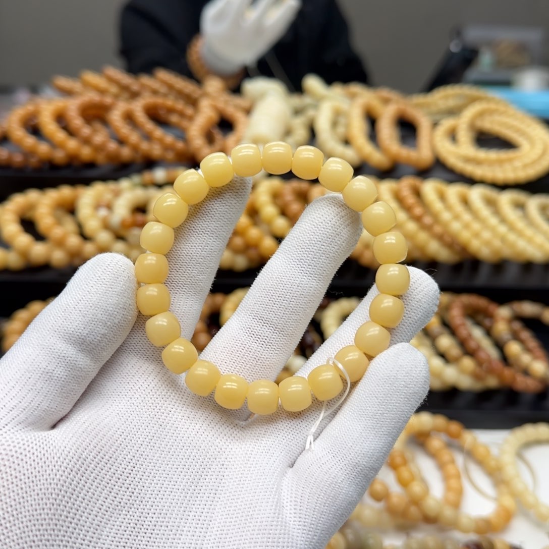 【闪购商品】菩提根/象牙果手串9×10 鼓珠 10年 精工