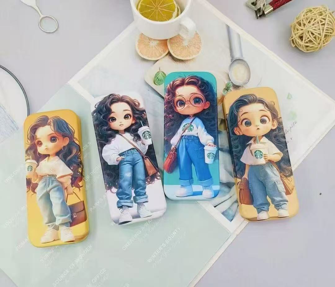 现货卡通眼镜盒  里面印字