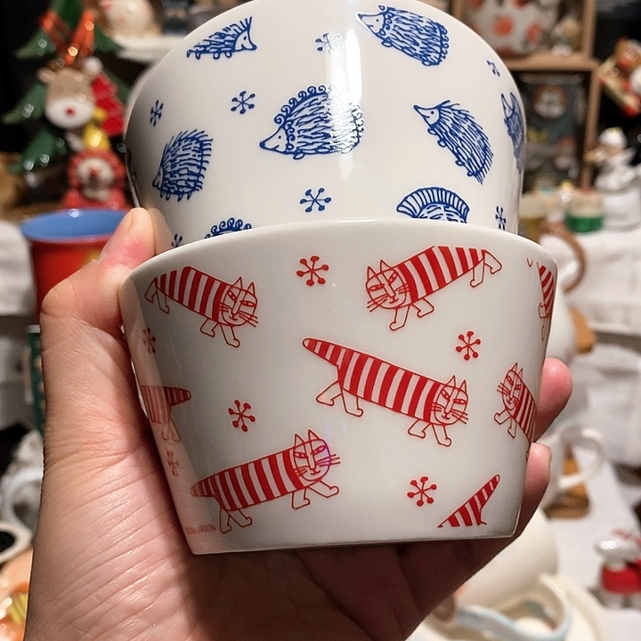 米饭碗二个一起米饭碗