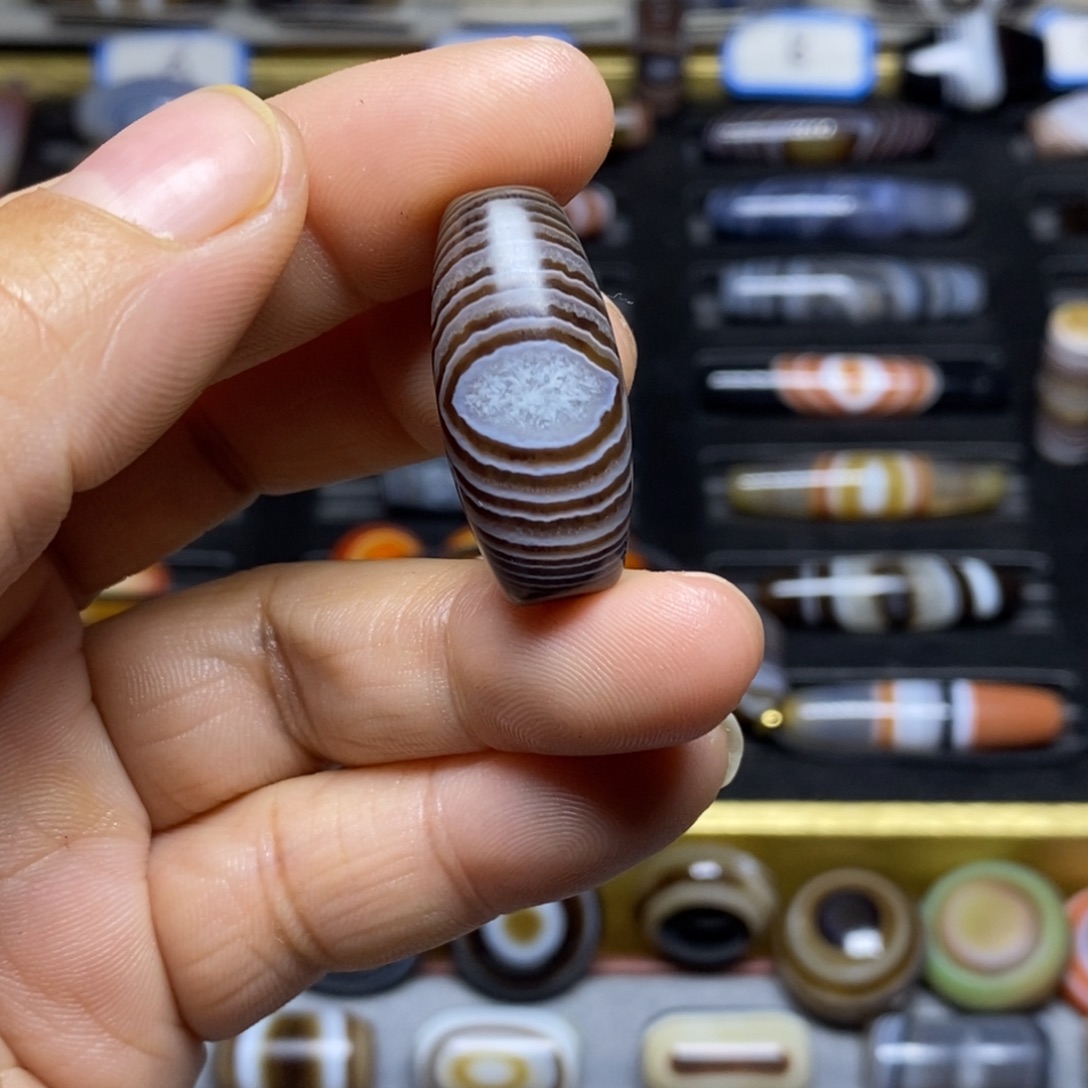 我***花玛瑙/玉髓合金珠宝半成品