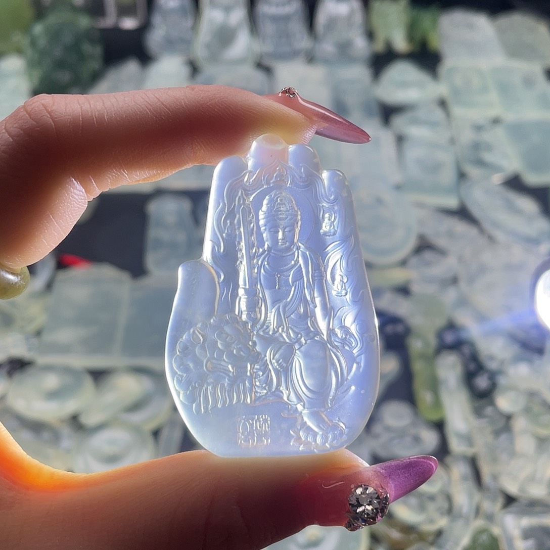 蛇纹石玉吊坠(赠链)未镶嵌