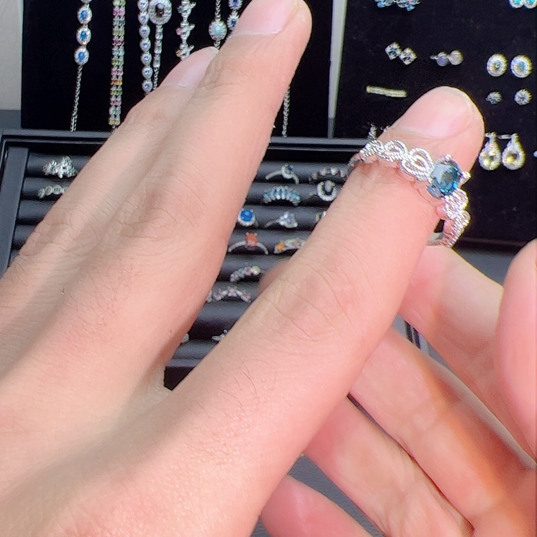 紫晶珠宝半成品银S925镶嵌