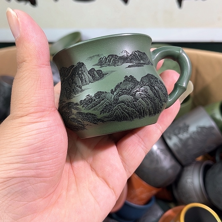 茶杯紫砂全手工紫砂主人杯