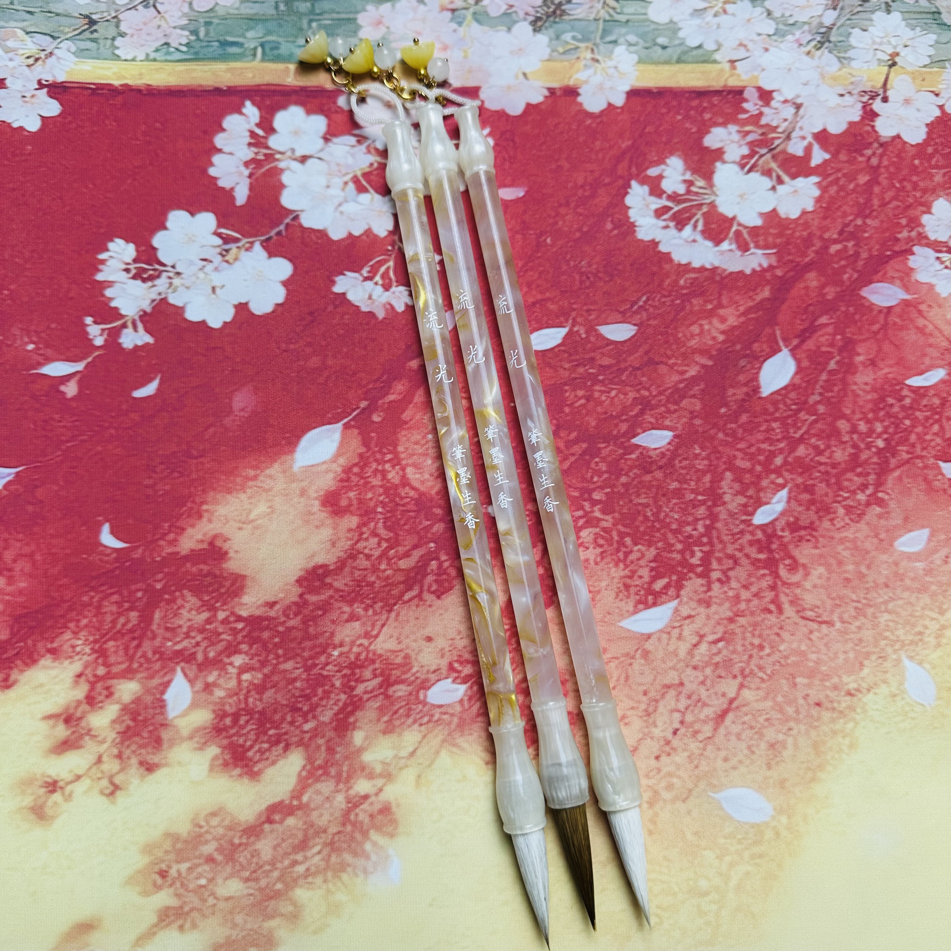 【流光】初学者毛笔中楷狼羊兼毫行书楷行楷书大楷湖笔12109300815