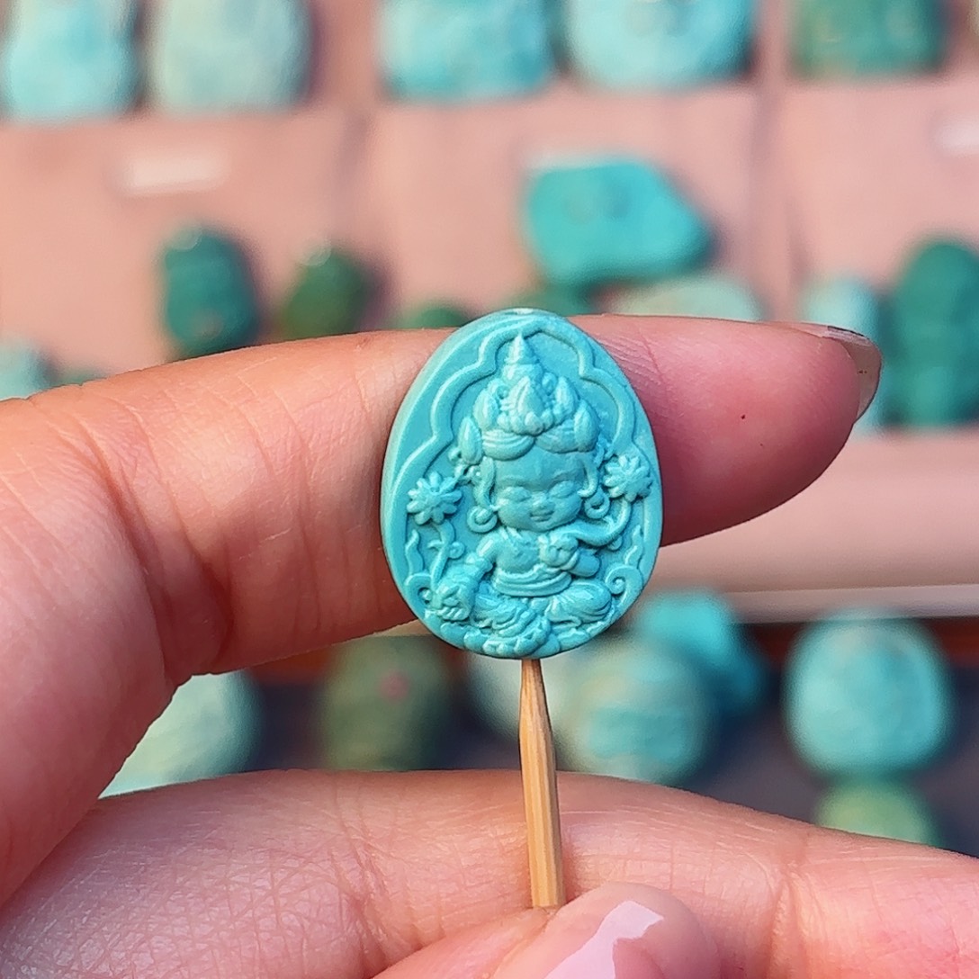 绿松石配饰未镶嵌