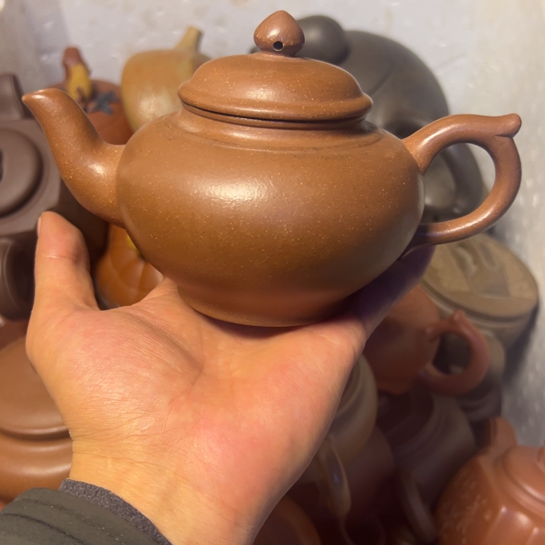 紫砂茶壶宜兴原矿紫砂壶380毫升容量