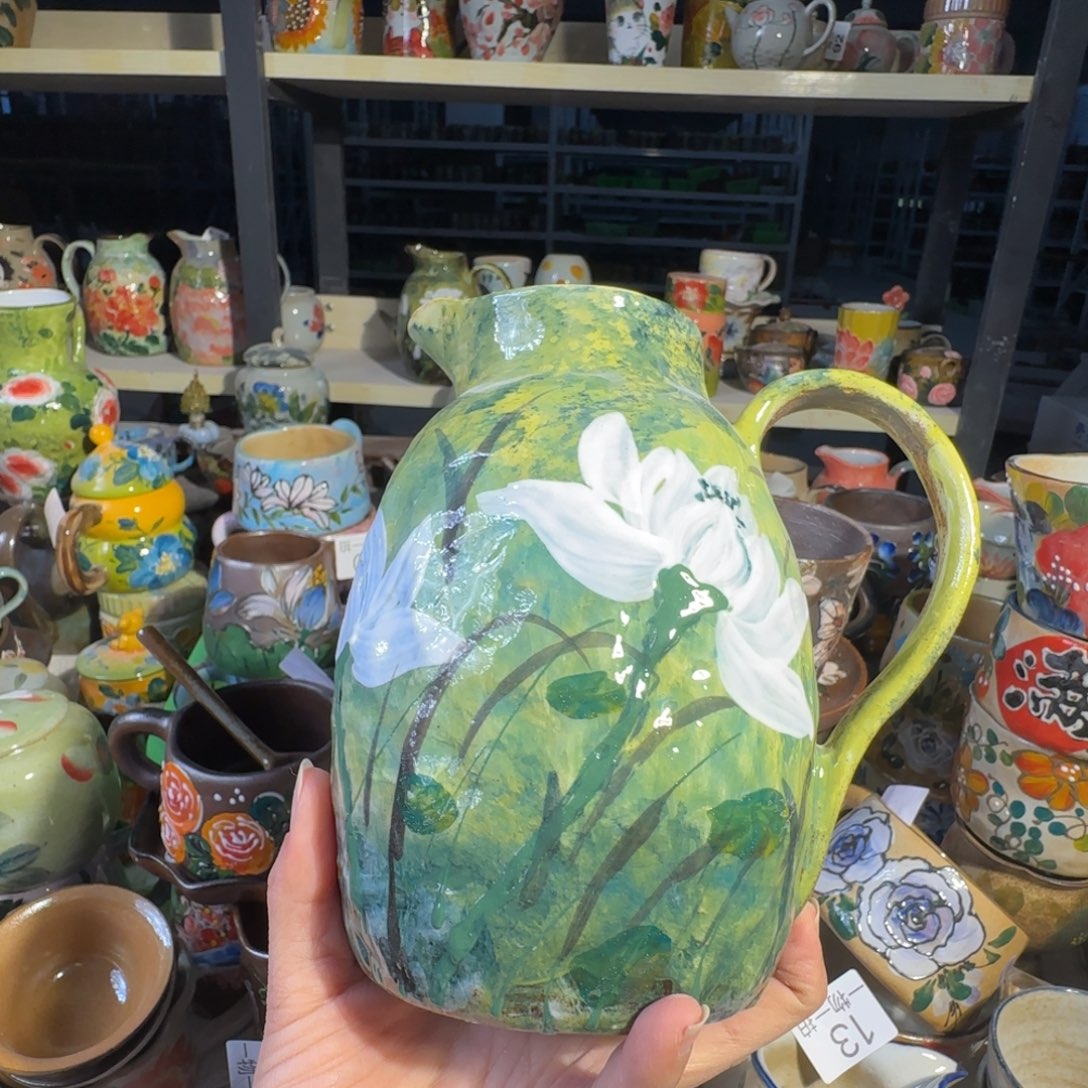 景德镇手工陶瓷釉下彩紫砂正品88