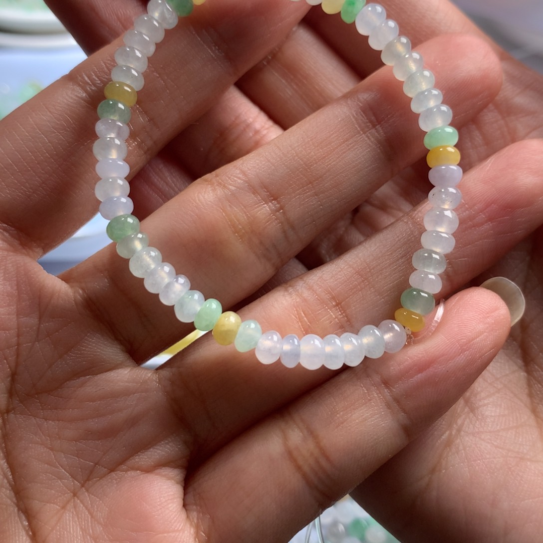 散珠翡翠马**?多样性发货55颗