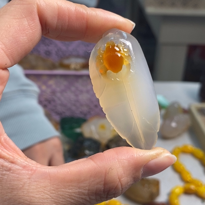 玛瑙/玉髓吊坠(不含链)未镶嵌