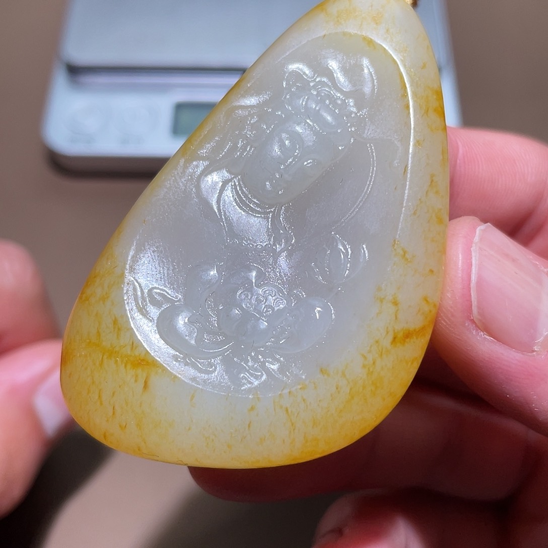 和田玉未镶嵌颈饰d 1