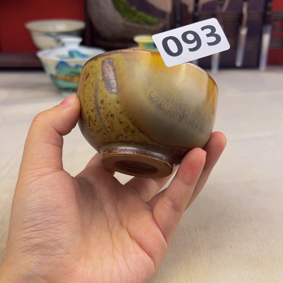 杯子纯手工柴烧主人杯