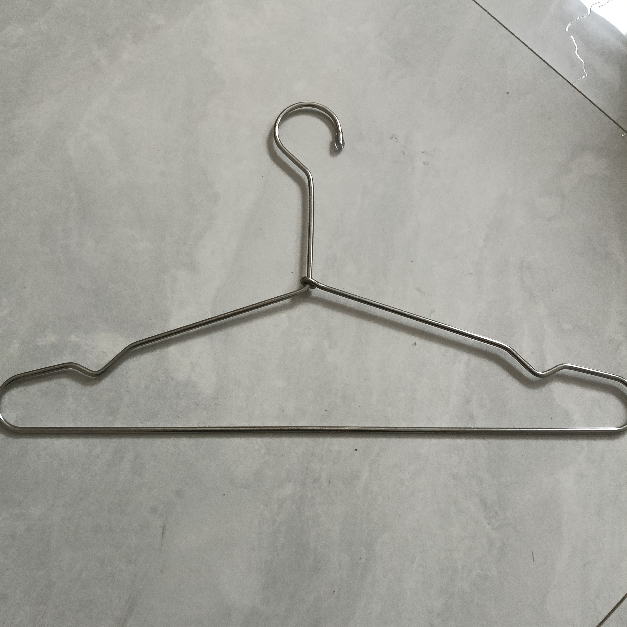 长脖子304不锈钢纯手工制作家用衣服架