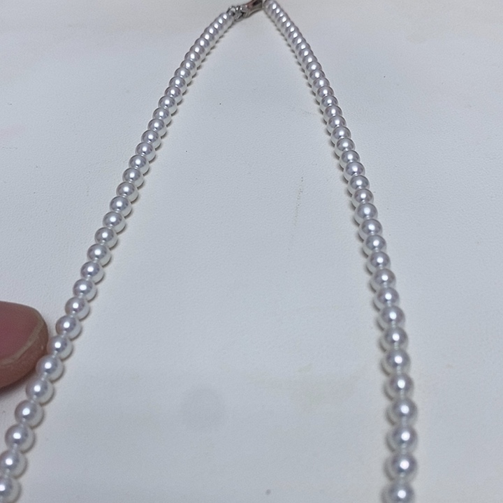 颈饰淡水珍珠银S925镶嵌