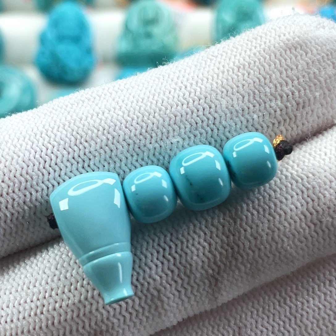 绿松石未镶嵌车挂