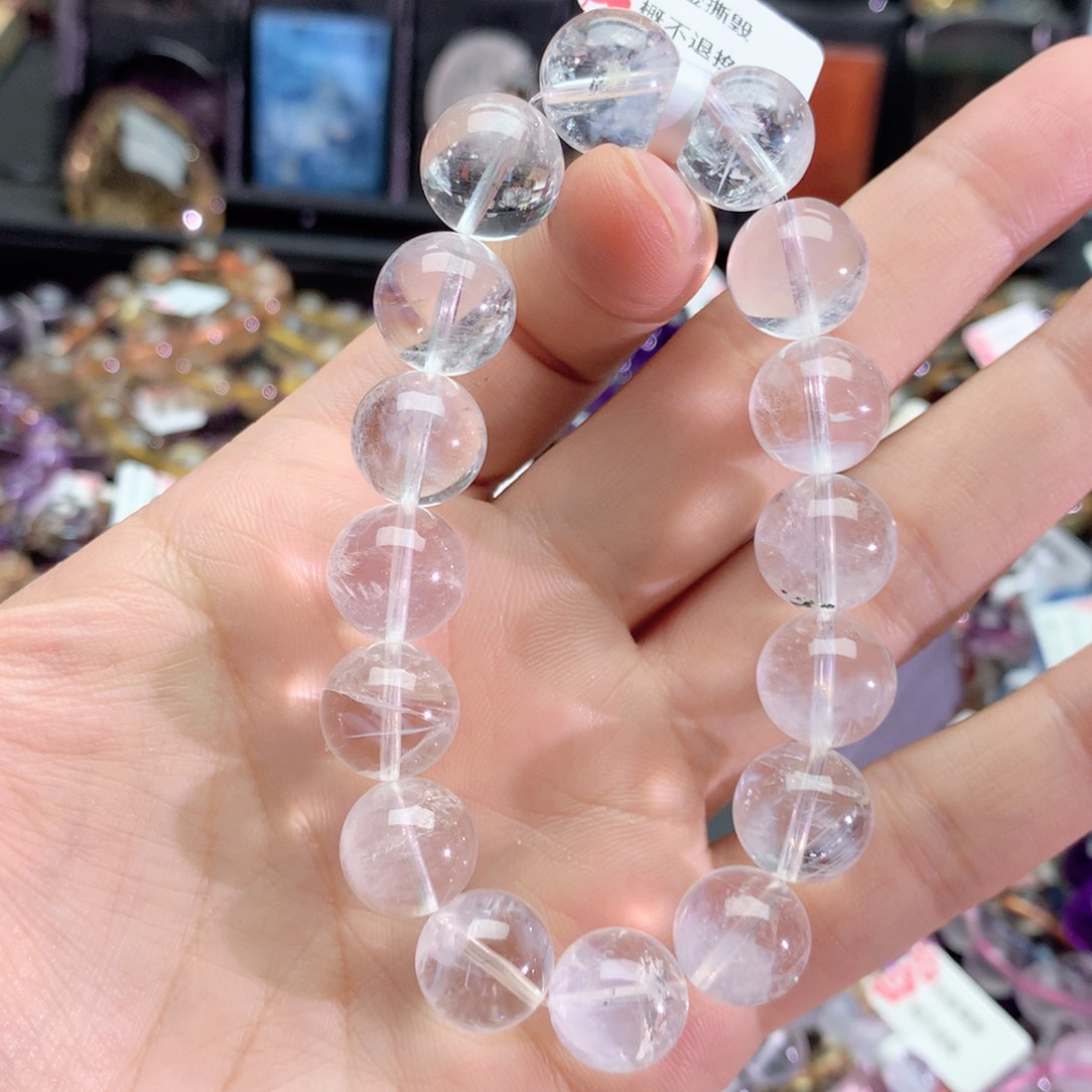 水晶手串未镶嵌?****寶蓝针手链13+
