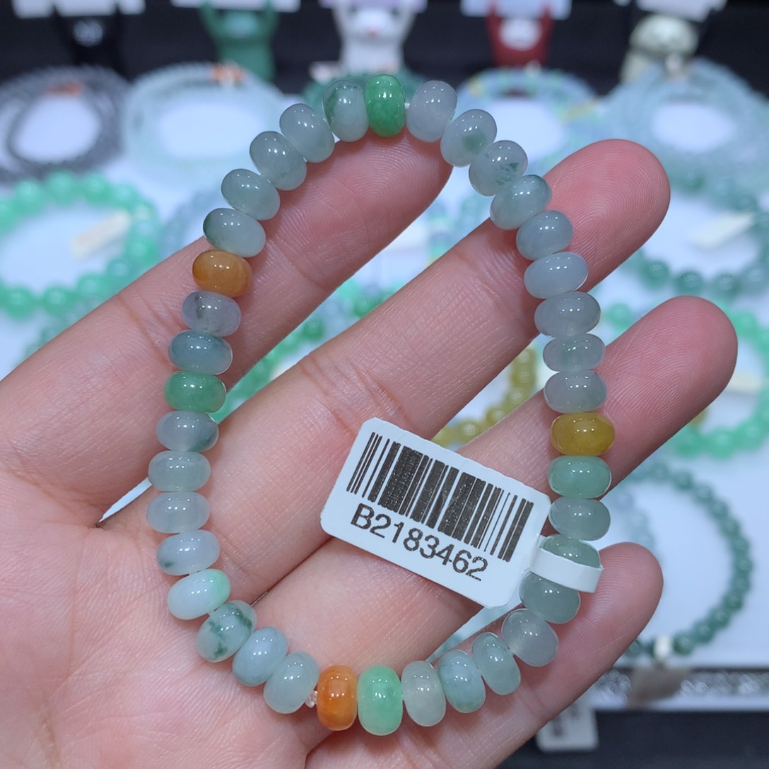 翡翠未镶嵌手串天然