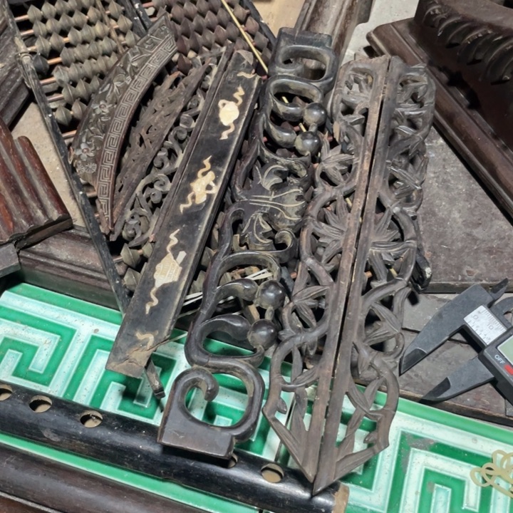 董***哥木木件，红木花板，7个