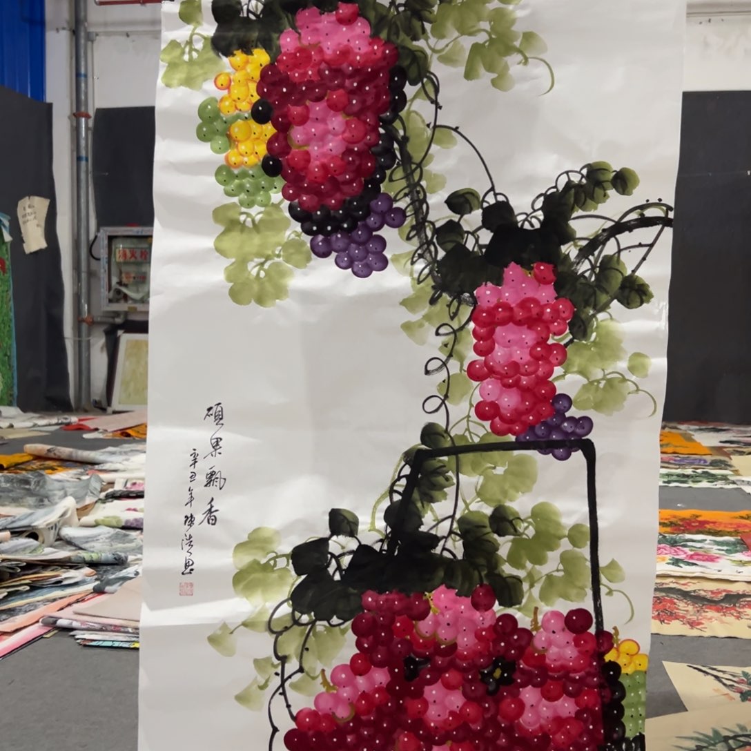 国画国画作品画心一张