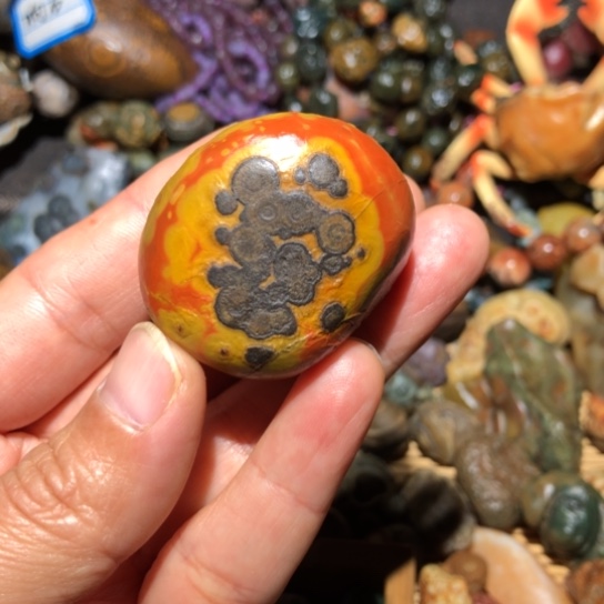 石材眼睛石原石单颗