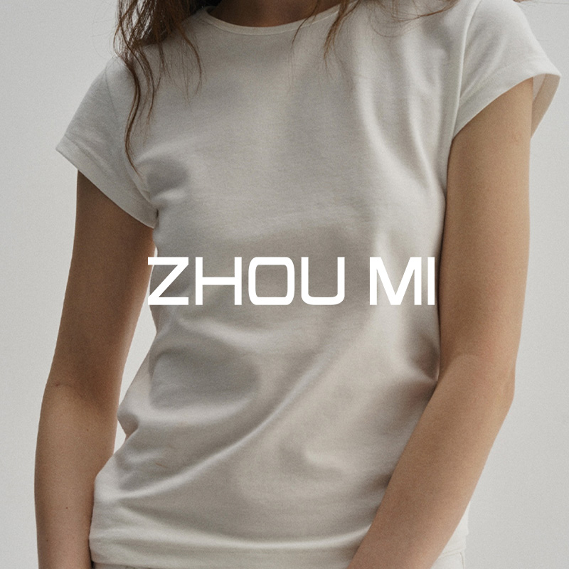 ZHOU MI “简约百搭”收腰基础T恤 ZT1585 