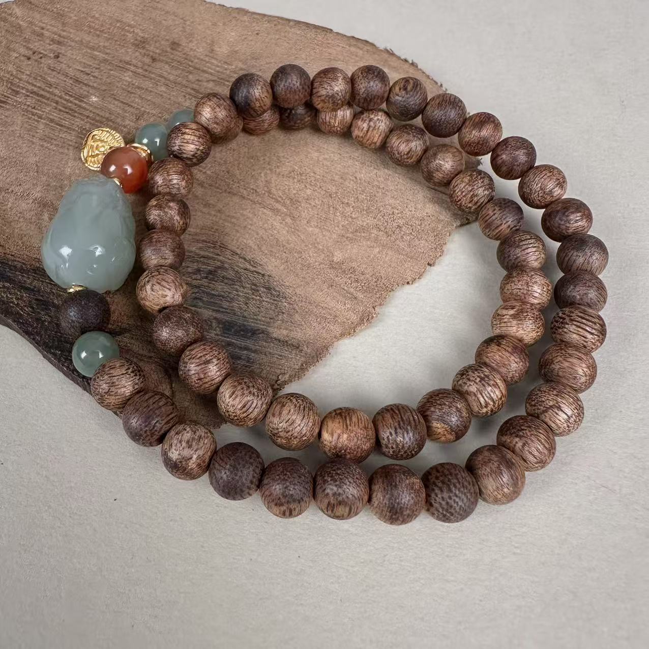 沉香黄棋楠貔貅DIY023