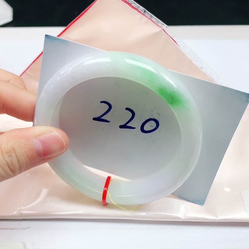 【闪购商品】翡翠未镶嵌手镯天然缅甸a货手镯57+