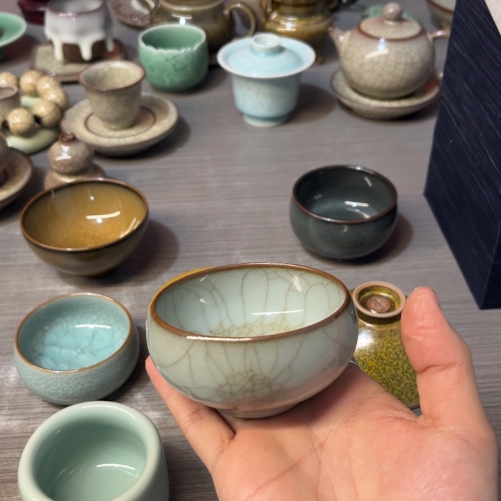 黄长伟 点冰花 茶碗