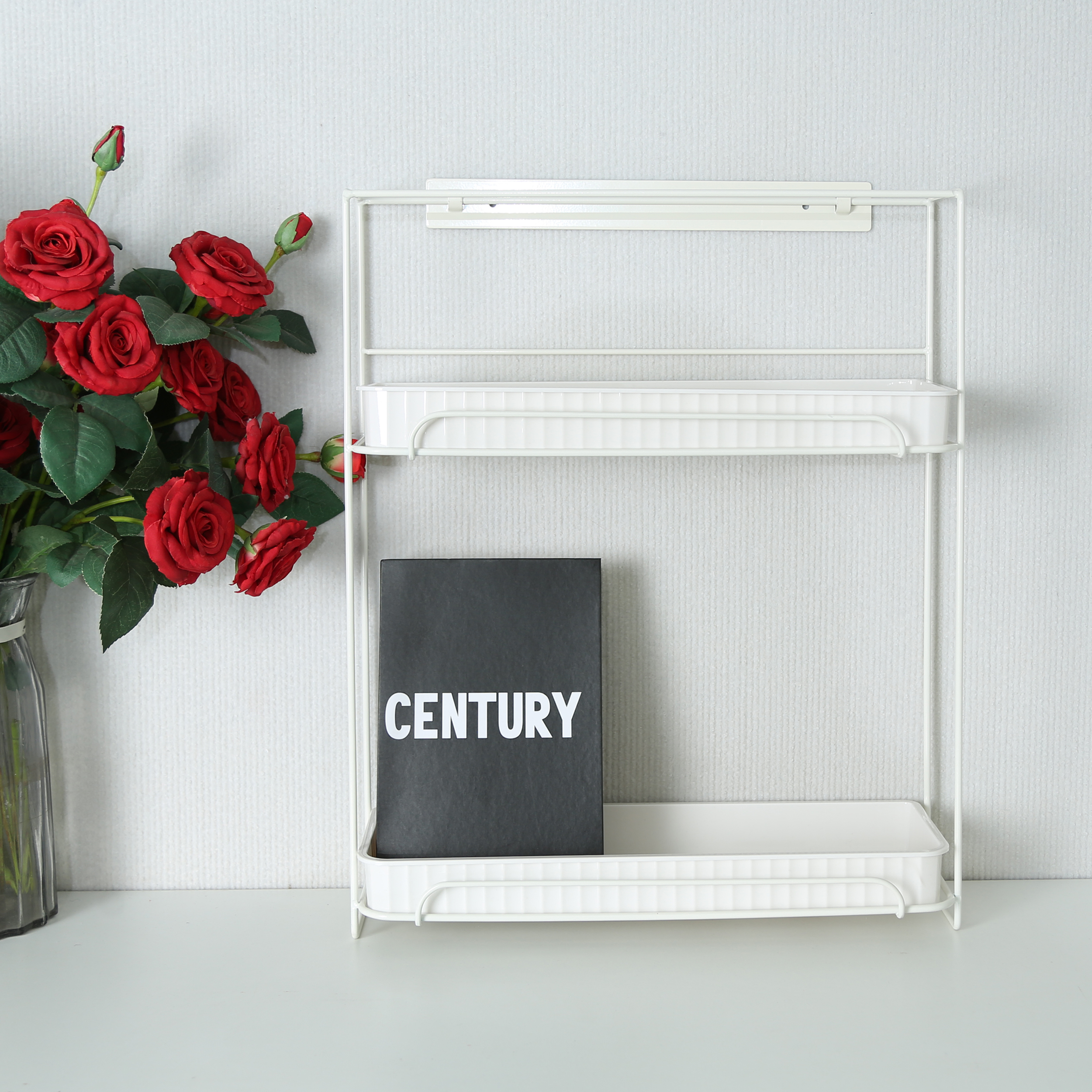 多用途时尚家居厨房收纳桌面置物架挂式调料架S146