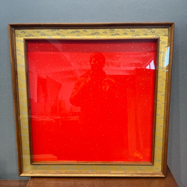 3公分内凹80x80如梦令框中框檀木实木画框【画心68x68】