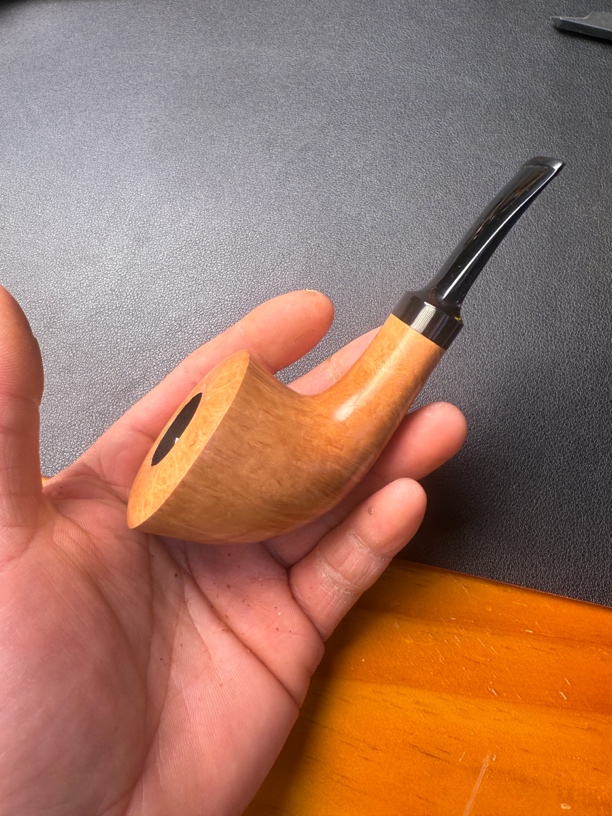 石楠木手工烟斗原木色都伯林