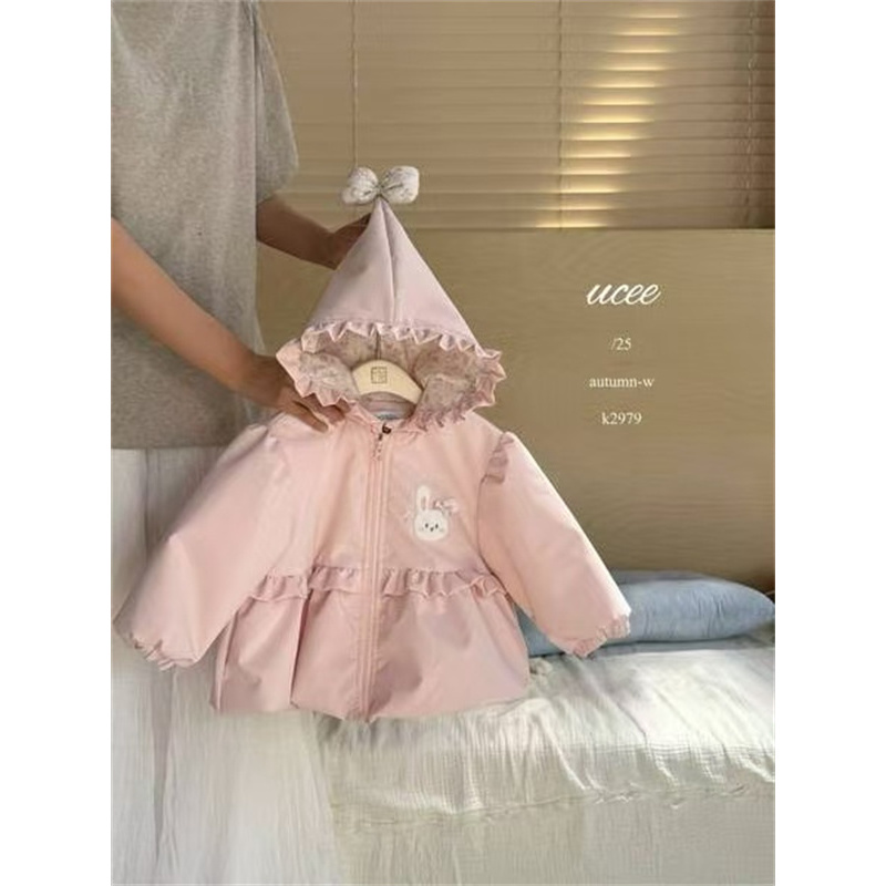 釉兮·25冬～卡通木耳边棉服外套K2979（童装汉服）