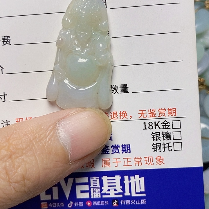 翡翠未镶嵌颈饰天然A货翡翠