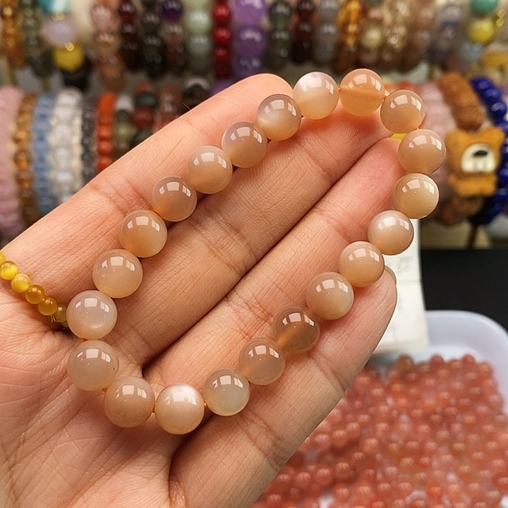 未镶嵌金沙橙月光卡9玛瑙/玉髓