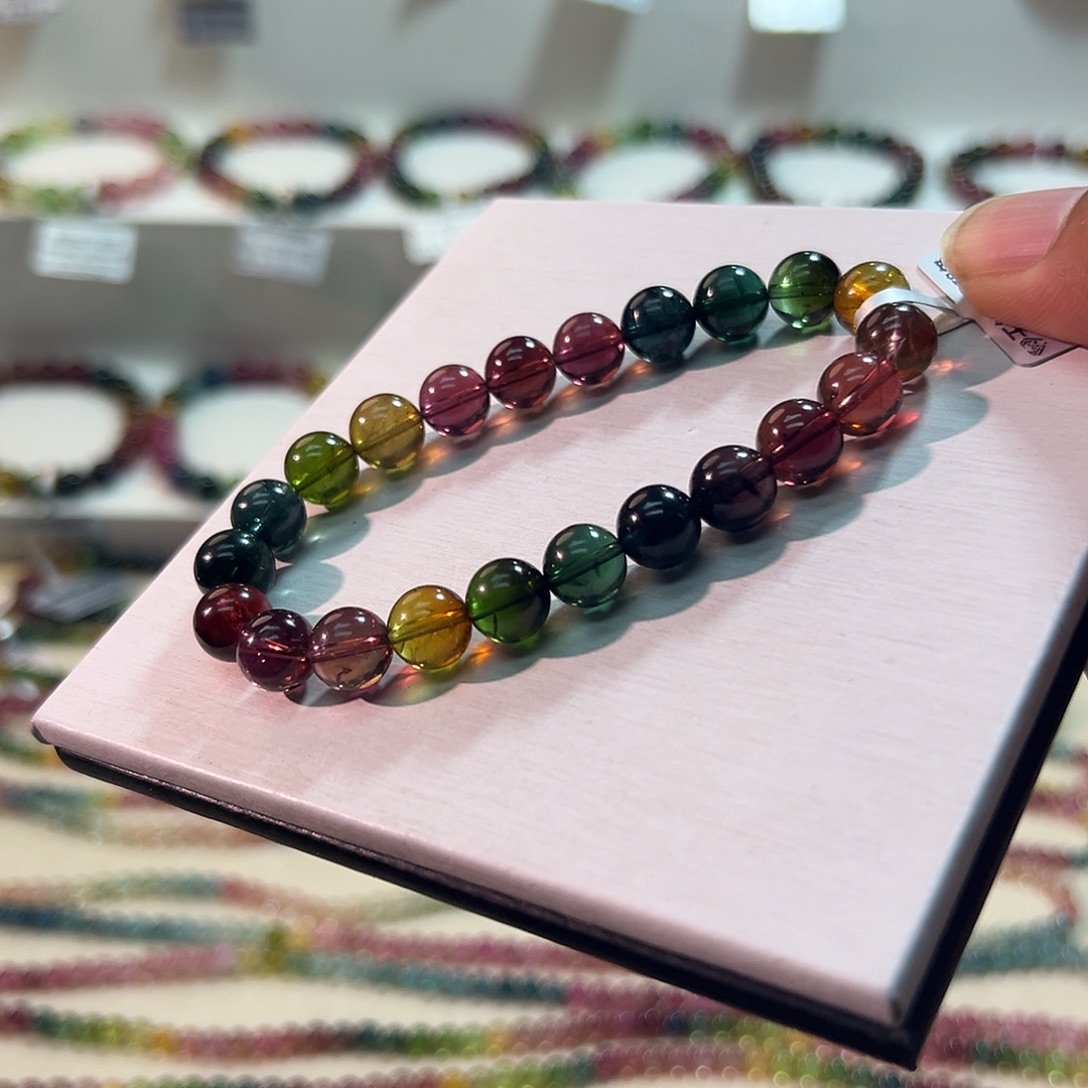 未镶嵌手链碧玺碧玺