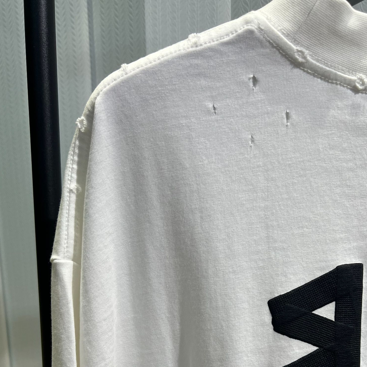 【SL高定】巴子涂鸦胸口字母大版男女同款短袖 