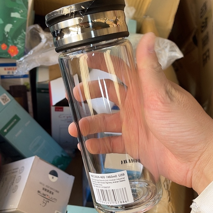 玻璃茶隔款好乐家单层玻璃杯