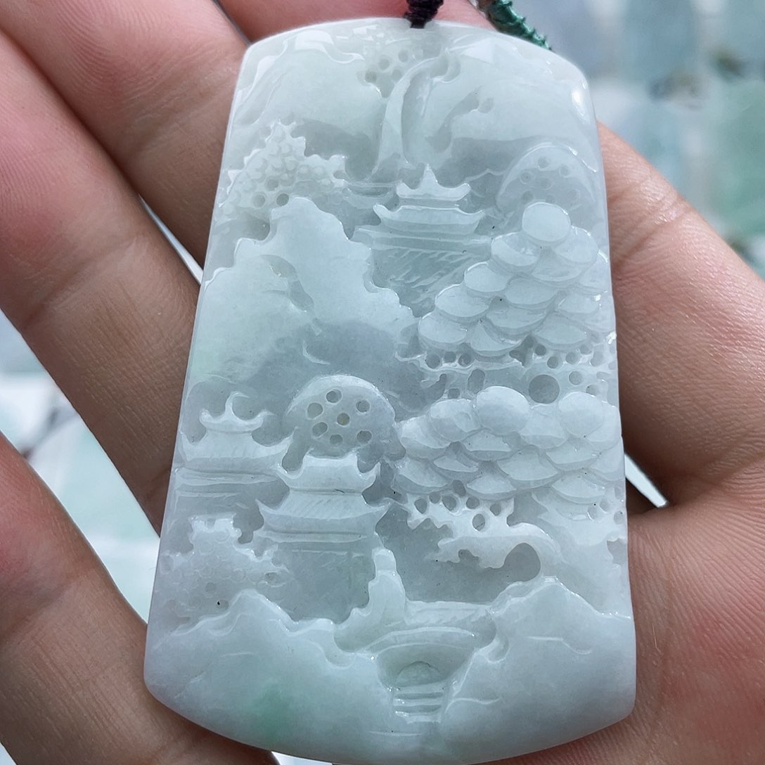 颈饰未镶嵌翡翠翡翠
