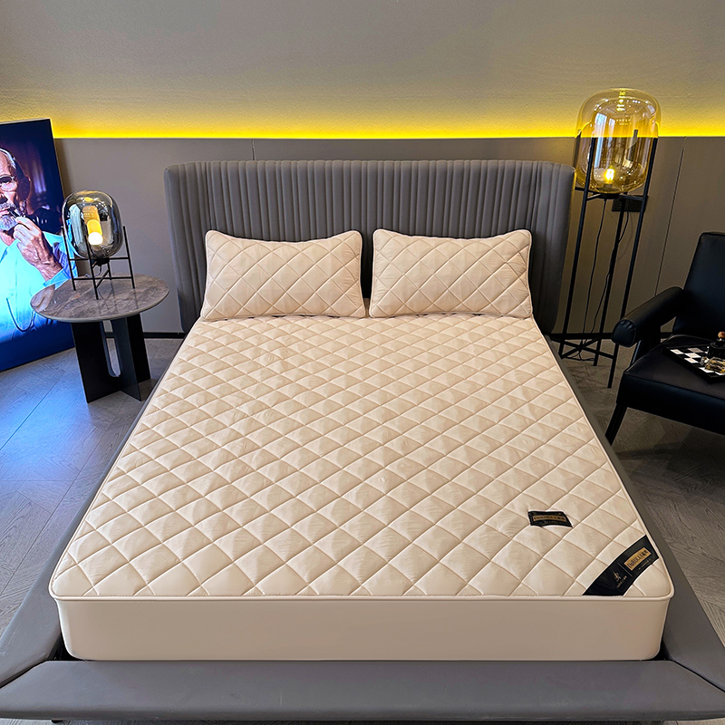 A类夹棉床笠水洗棉床罩透气防滑隔脏防尘罩可机洗席梦思保护套