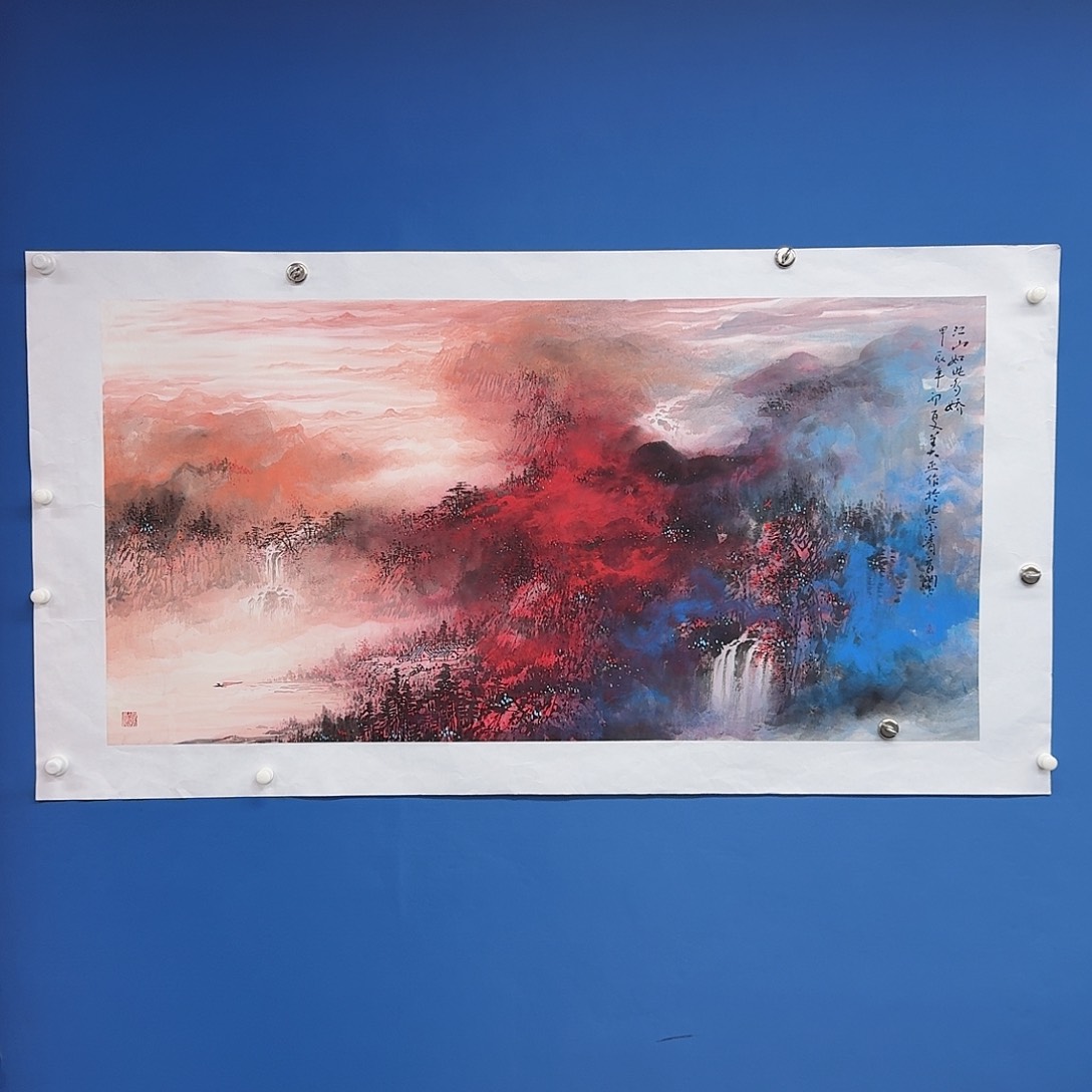 国画多次参加国内外大型